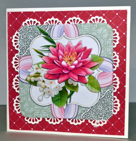 Spring Flowers 1 Quick Card 7x7 by Kristina Norbat