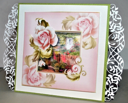 Vintage Bloom At The Rose Cottage by Kristina Norbat