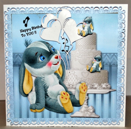 Birthday Bunny Mini Kit by Kristina Norbat