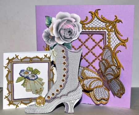 Beautiful Silk Embroidered Victorian Embelishments by Kristina Norbat
