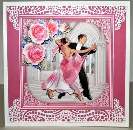 STRICTLY COME DANCING 7.5 Decoupage & Insert Mini Kit by Kristina Norbat