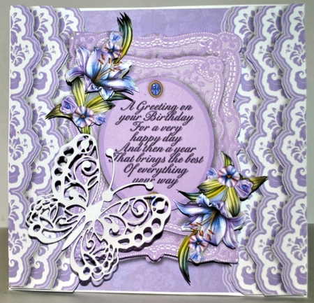 Lace Panel Greetings 10 by Kristina Norbat