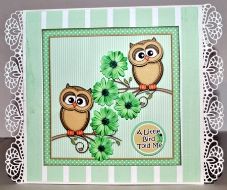 A Little Bird Told Me Green Mini Kit  by Kristina Norbat
