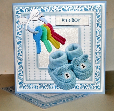 Bumperkit with 4 7x7 quick cards Baby BOY by Kristina Norbat