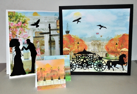 London Town Watercolour Scenes 8x8 200 Dpi by Kristina Norbat