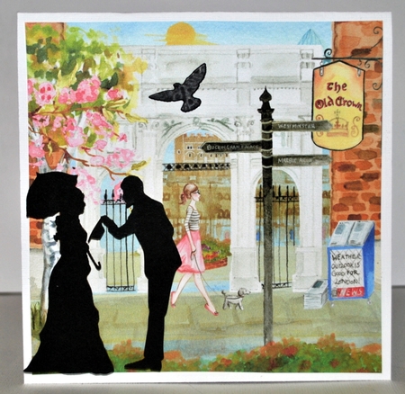London Town Watercolour Scenes 8x8 200 Dpi by Kristina Norbat