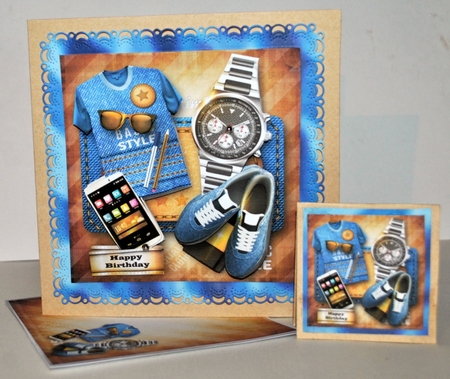 Male Jeans Card Mini Kit by Kristina Norbat