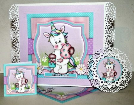 Have A Magical Easter Unicorn Mini Kit by Kristina Norbat