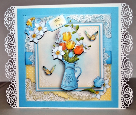 Spring Floral Jug  by Kristina Norbat
