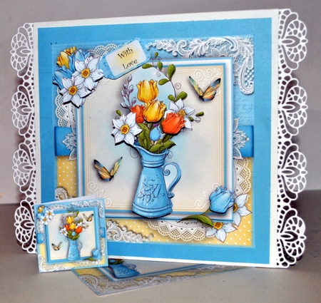 Spring Floral Jug  by Kristina Norbat