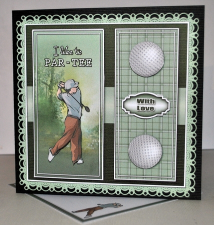 I Like To Par-Tee male Golf Mini 8x8 Kit by Kristina Norbat