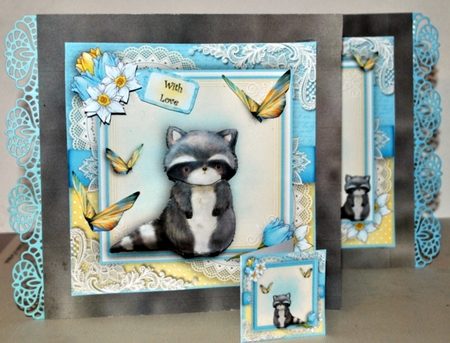Cute Racoon  by Kristina Norbat