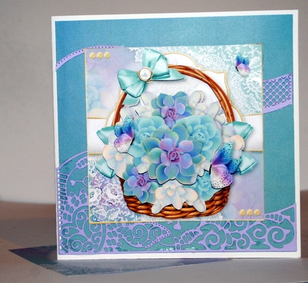 Flower Basket 13 by Kristina Norbat