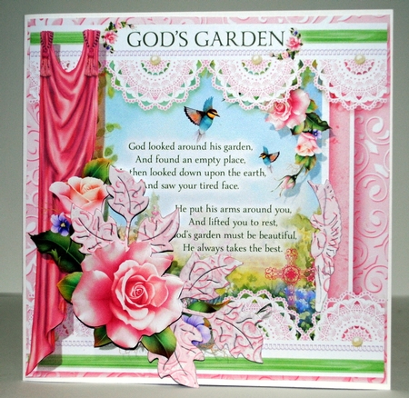 God`s Garden Pink Roses by Kristina Norbat