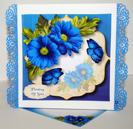Chrysanthemum Corner - Beautiful Blue by Kristina Norbat