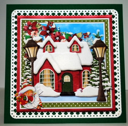 Christmas Cottage Mini Kit by Kristina Norbat