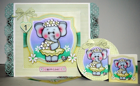 Daisy Ella Elephant Lemon Mini Kit With Ages 1 to 6 by Kristina Norbat