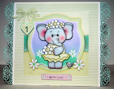 Daisy Ella Elephant Lemon Mini Kit With Ages 1 to 6 by Kristina Norbat