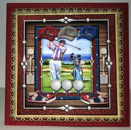 Male Card Golf by Kristina Norbat
