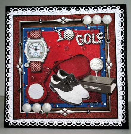 Male Card Golf  3 by Kristina Norbat