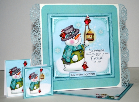 Snowmen Warm The Heart Mini Kit by Kristina Norbat