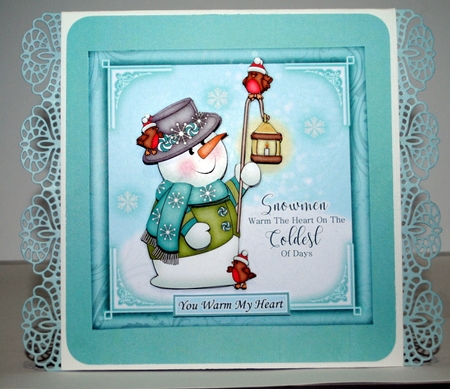 Snowmen Warm The Heart Mini Kit by Kristina Norbat