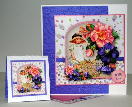 Country Garden - Decoupage Card Mini Kit by Kristina Norbat