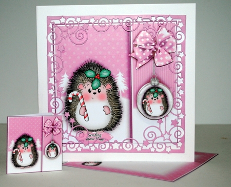Sending Hedge Hugs Pink  Mini Kit by Kristina Norbat
