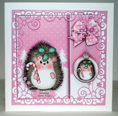 Sending Hedge Hugs Pink  Mini Kit by Kristina Norbat