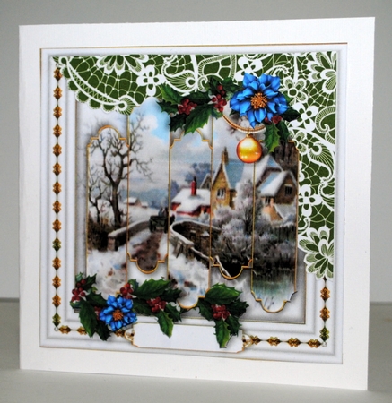 Offset Panel Christmas - Gold by Kristina Norbat