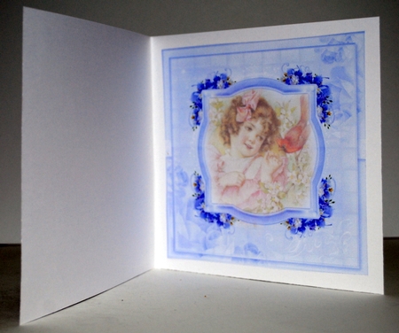 A Girl & her Bird Flower Frame Mini Kit by Kristina Norbat
