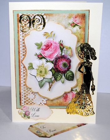 Vintage Floral 9 by Kristina Norbat