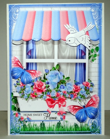 The Blue Rose Window Box by Kristina Norbat