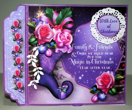 Family Christmas - Side Border Card Mini Kit by Kristina Norbat