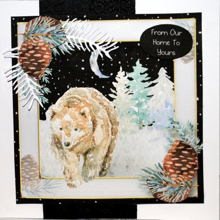 Christmas Moon Bear by Kristina Norbat