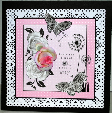 Some See A Weed I See A Wish - Decoupage by Kristina Norbat