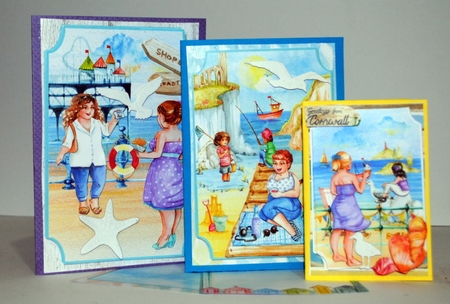 Wish You Were Here - 6x4 Card Front Kit by Kristina Norbat