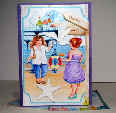 Wish You Were Here - 6x4 Card Front Kit by Kristina Norbat