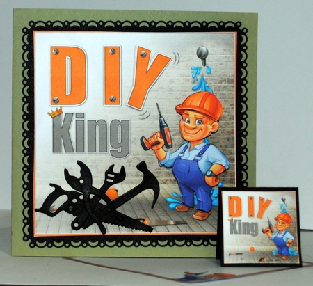 D.I.Y King 8x8 Mini Kit by Kristina Norbat