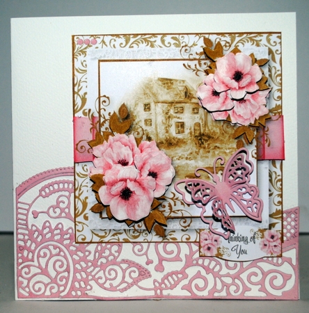 Watercolour Vintage Pink Poppy 1 by Kristina Norbat