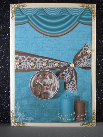 Love in Chocolate and Teal by Kristina Norbat