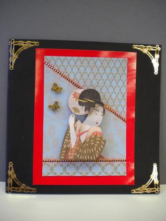 Lady of the Orient with Gold Lattice by Kristina Norbat