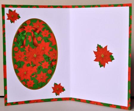 Christmas Poinsettia Insert 1 by Kristina Norbat