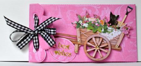Summer Garden, Gift Envelope with 3 Choices of Decoupage by Kristina Norbat