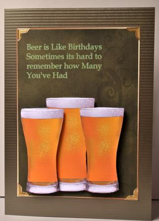 Beer is Like Birthdays by Kristina Norbat