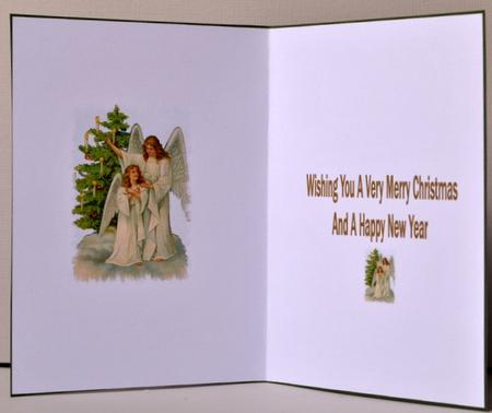 Christmas Vintage Angel Insert by Kristina Norbat