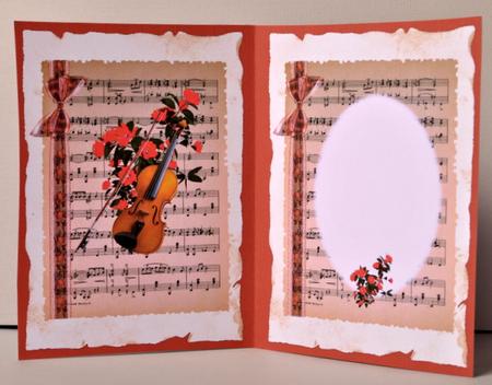 Violins and Music Insert by Kristina Norbat