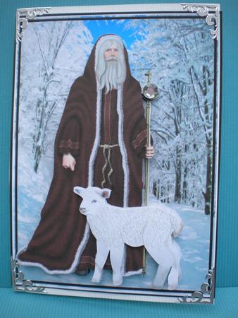 Santa and Friend by Kristina Norbat