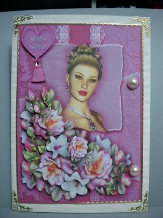 Rosalea Cameo Kit, Including Decoupage by Kristina Norbat