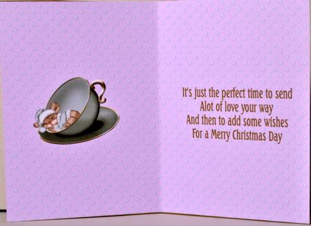 A Cute Christmas Mouse Insert by Kristina Norbat
